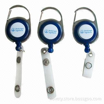 Badge Reels/Holders, Plastic/Metal Material